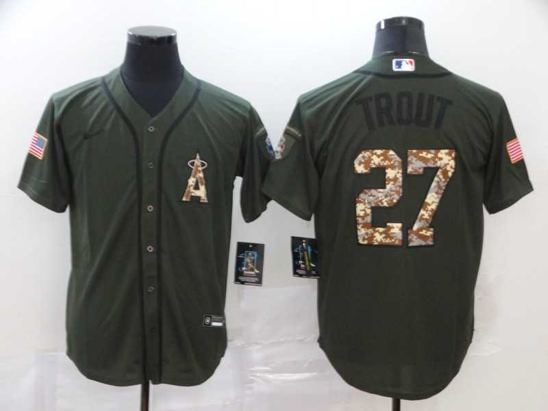 Angels 27 Mike Trout Olive 2020 Nike Cool Base Jersey,We sell and wholesale Angels 27 Mike Trout Olive 2020 Nike Cool Base Jersey on line form chian!